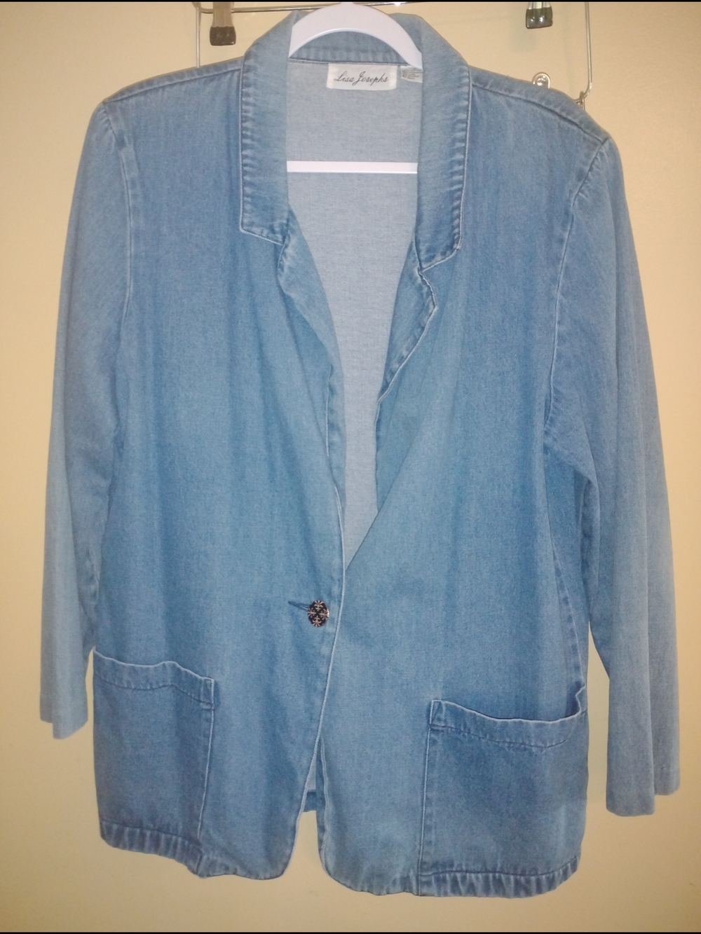 Light Blue Denim Jacket Blazer